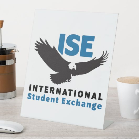 ISE Pedestal Sign, 10" x 12" Sockelschild (In Situ)