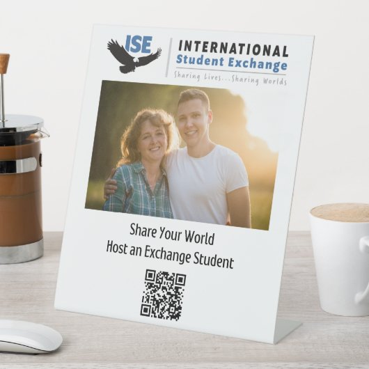 ISE Pedestal Sign, 10" x 12" Sockelschild (In Situ)