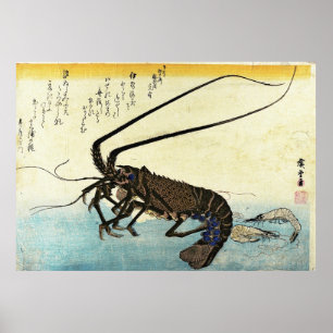 Iseebi & Ebi - Kraubfische (Spiny Lobster) und Gar Poster