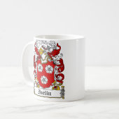 Iselin Familienwappen Kaffeetasse (Vorderseite Links)