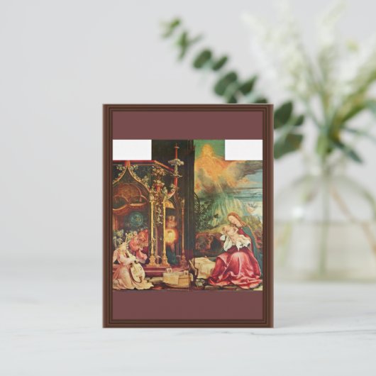 Isenheim Altarpiece war früher das Hauptaltarstück Postkarte (Stehend Vorderseite)