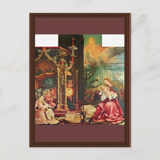 Isenheim Altarpiece war früher das Hauptaltarstück Postkarte (Vorderseite)