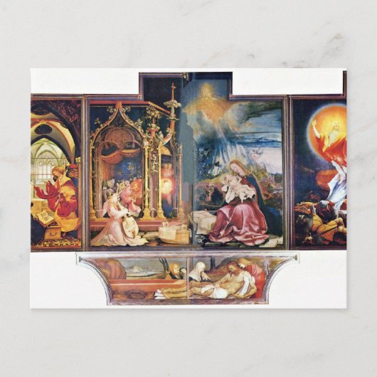 Isenheim Ehemaliger Altar in Antonine Isenhe Postkarte (Vorderseite)