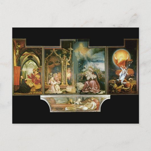 Isenheimer Altar, Mathis Gothart Grünewald Postkarte (Vorderseite)