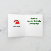 Isetta Christmas Feiertagskarte (Innenseite)