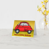 Isetta Geburtstag Karte (Gelbe Blume)