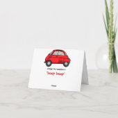 Isetta Geburtstag Karte (Rückseite)