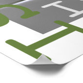 Isetta-Poster Poster (Ecke)