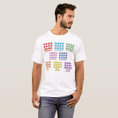 isetta Regenbogen T-Shirt (Vorne ganz)