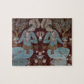 Isfahan-Artplatte, Perser, 17. Jahrhundert (Seide) Puzzle (Horizontal)