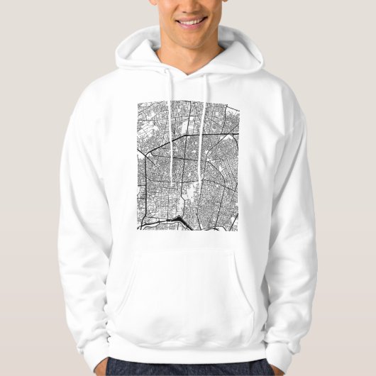 Isfahan Iran City Map Hoodie (Vorderseite)