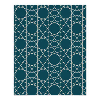 Isfahan-Perlen-Geometrie Poster
