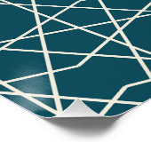 Isfahan-Perlen-Geometrie Poster (Ecke)