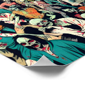 Isfahan with zombies - Persian (Iran) design Poster (Ecke)