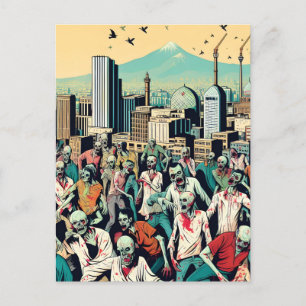 Isfahan with zombies - Persian (Iran) design Postkarte