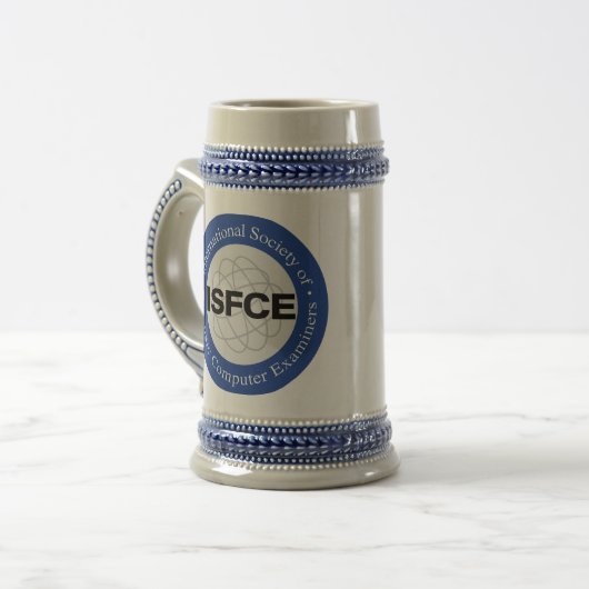 ISFCE Stein Bierglas (Vorderseite Links)