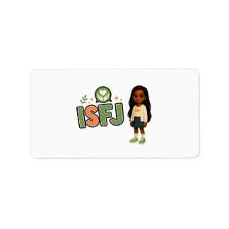 ISFJ — A Guardiã da Harmonia Adressaufkleber