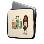 ISFJ — A Guardiã da Harmonia Laptopschutzhülle (Vorderseite Links)