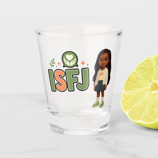 ISFJ — A Guardiã da Harmonia Schnapsglas (Vorderseite)