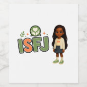 ISFJ — A Guardiã da Harmonia Weinetikett (Einzelnes Label)
