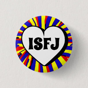ISFJ MBTI 3 Cm Runder Abzeichen Button