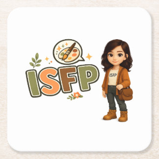 ISFP — A Artista Livre Rechteckiger Pappuntersetzer