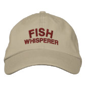 ish Whisperer Dad Hat - Custom Embroidered Cap Bestickte Baseballkappe (Vorderseite)