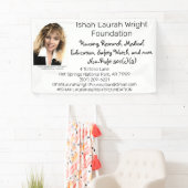Ishah Laurah Wright Foundation Banner (Insitu)
