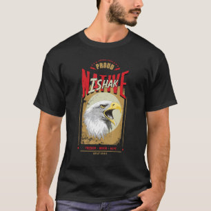 Ishak Native American Eagle Spirit Vintag Ehre T-Shirt