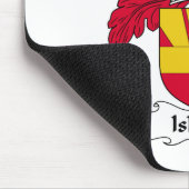 Isham Familienwappen Mousepad (Ecke)