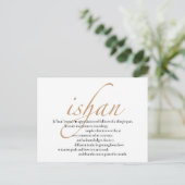 Ishan Postcard Postkarte (Stehend Vorderseite)