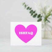 Ishfaq Postkarte (Stehend Vorderseite)