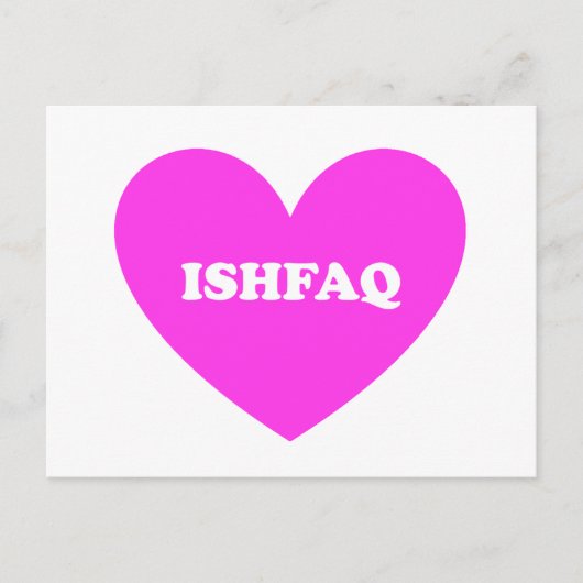 Ishfaq Postkarte (Vorderseite)
