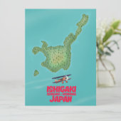 Ishigaki Okinawa, Japan-Karte (Stehend Vorderseite)