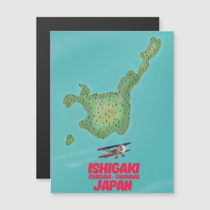 Ishigaki Okinawa, Japan-Karte Magnetkarte