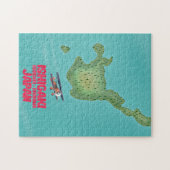 Ishigaki Okinawa, Japan-Karte Puzzle (Horizontal)