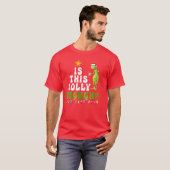 ishis Jolly Enough Green Merry Christmasree Lights T-Shirt (Vorne ganz)