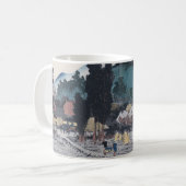 Ishiyakushi durch Hiroshige Japaner Ukiyo-e Kaffeetasse (Vorderseite Links)