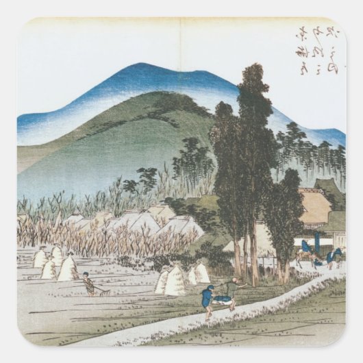 Ishiyakushi Quadratischer Aufkleber (Vorderseite)