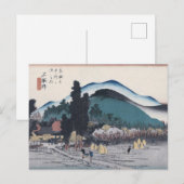 Ishiyakushi von Hiroshige Japanisch Ukiyo-e Postkarte (Vorne/Hinten)