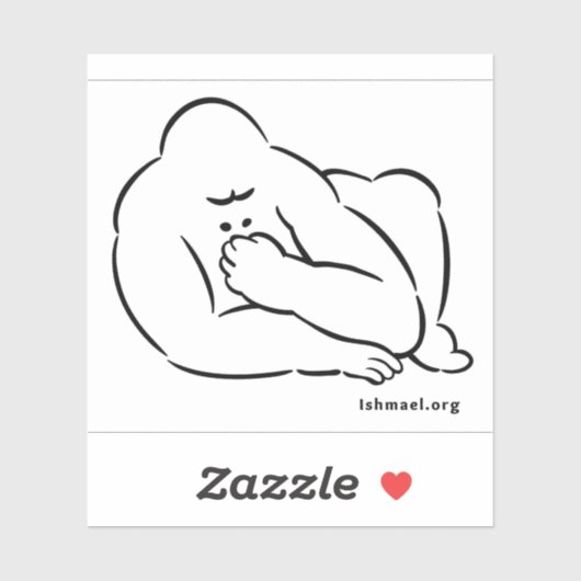 Ishmael Sticker von Daniel Quinn (Blatt)