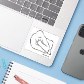 Ishmael Sticker von Daniel Quinn (Laptop mit iPhone)