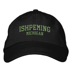 Ishpeming Michigan bestickt Baseballhut Bestickte Baseballkappe