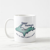 Ishpeming obere Halbinselmitte von nirgendwo Kaffeetasse (Links)