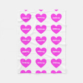 Ishraq Fleecedecke (Vorderseite)