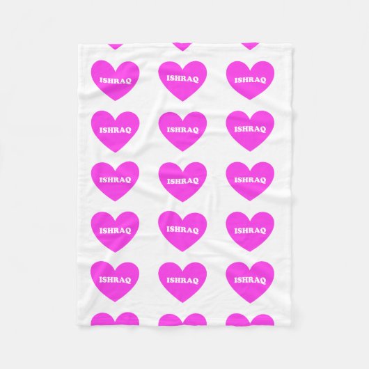 Ishraq Fleecedecke (Vorderseite)
