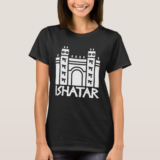 Ishtar Gate Babylon Mesopotamia Akkad Archäologie T-Shirt (Vorderseite)