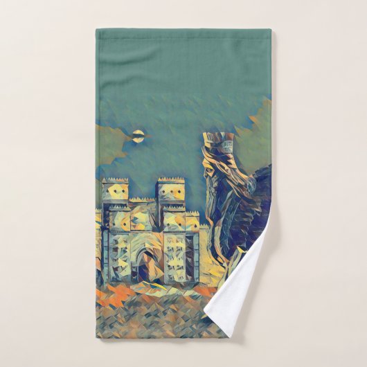 Ishtar Gate & Lamassu Handtücher (Handtuch)