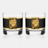 Ishtar Gate Trinkbehälter Set Whiskey Glass Whiskyglas (Vorderseite)