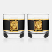 Ishtar Gate Trinkbehälter Set Whiskey Glass Whiskyglas (Rückseite)